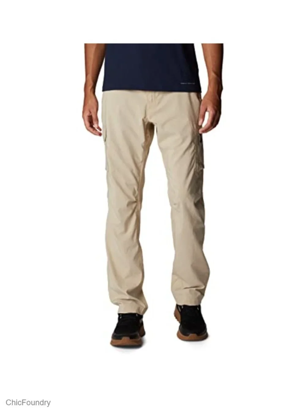 Men's Recycled Polyester Cargo Pants with Sun Protection & Stretch